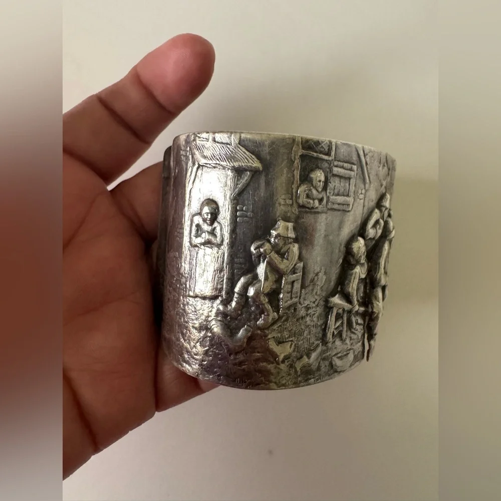 Silver plated denmark bracelet